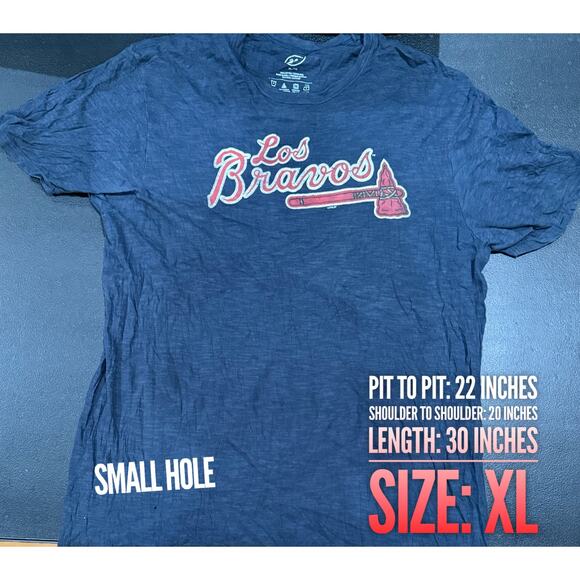 Vintage Tees - MLB Atlanta Braves "Los Bravos" Graphic Tee*SZ XL - Picture 2 of 5